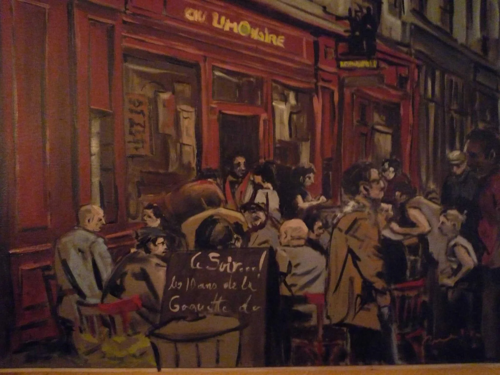 Cabaret le Limonaire, peinture